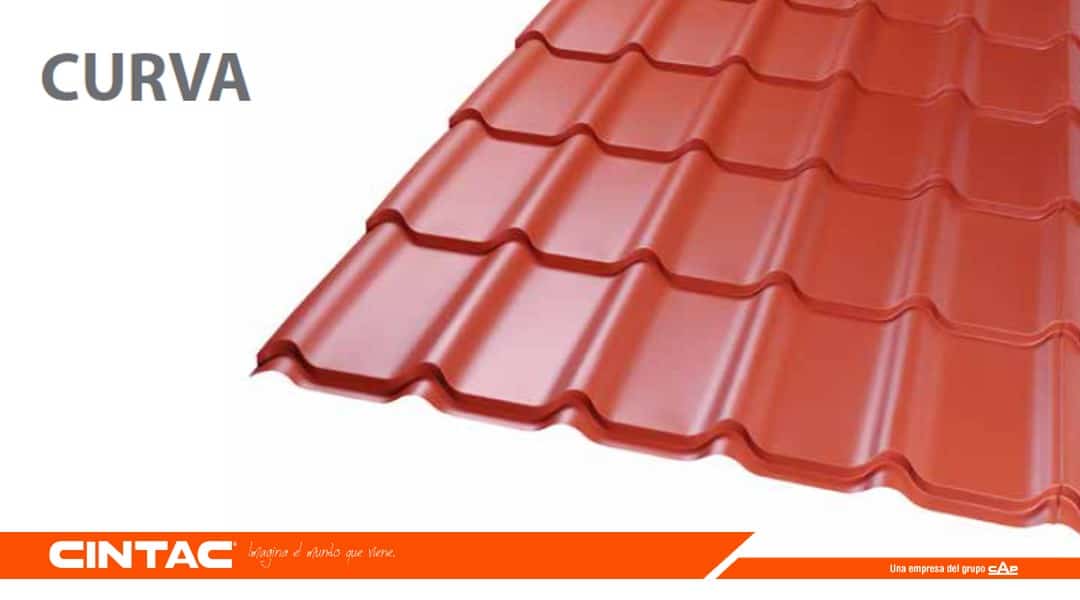 Teja Continua Curva Metalcon